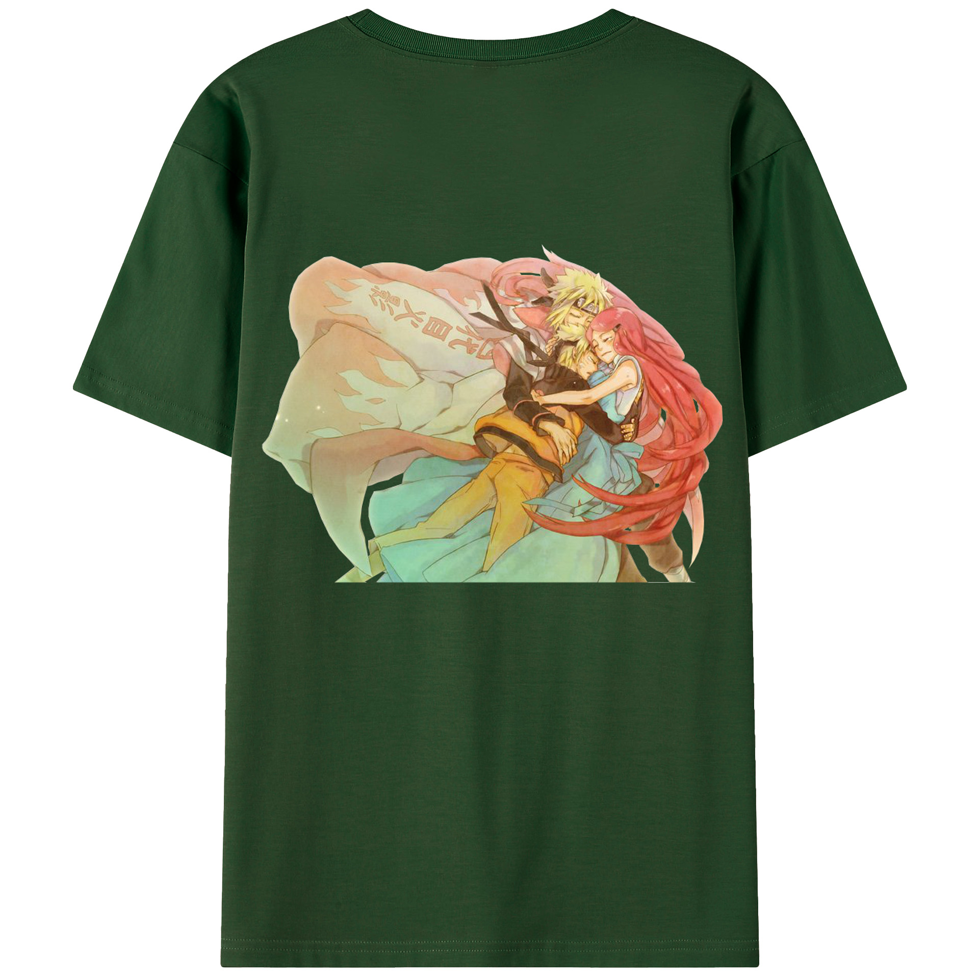 （画像用） NARUTO -ナルト- うずまき ナルト Uzumaki Naruto 綿100％半袖Tシャツ（背面プリント）